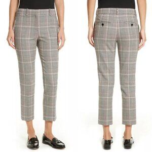 Theory Treeca 2_Deco Portland Plaid Crop Trouser Pants